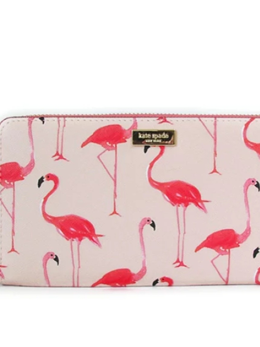 Kate Spade New York Cedar Street Flamingos Lacey Continental Wallet